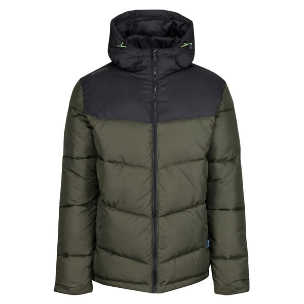 Regatta Men's Regime Insulated Padded Jacket - Dark Khaki/Black