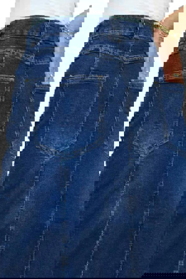 Paulo Due Women's Panelled Denim A Line Skirt