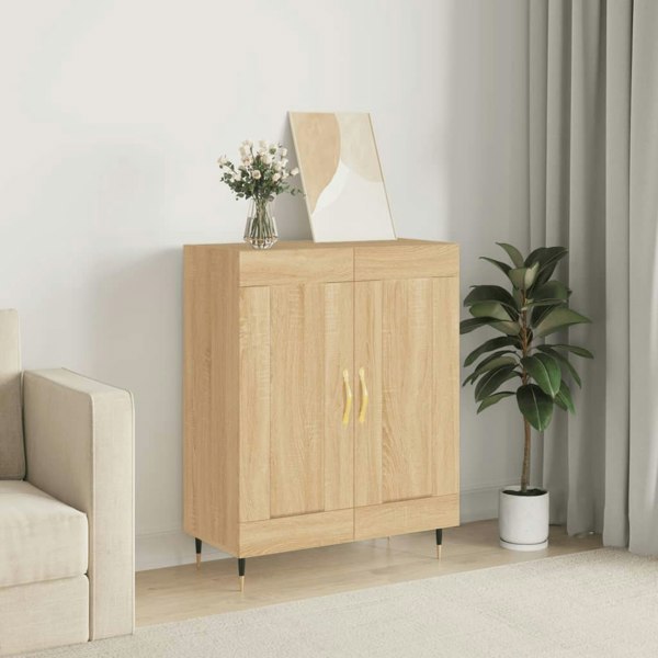 Berkfield Sideboard Sonoma Oak 69.5x34x90 cm Engineered Wood