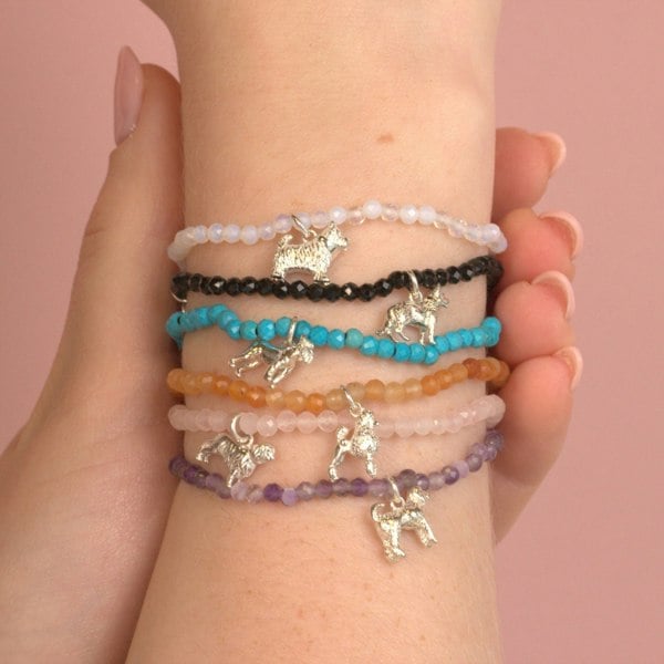 Great Dane Crystal Bracelet - Personalised - MYLEE London