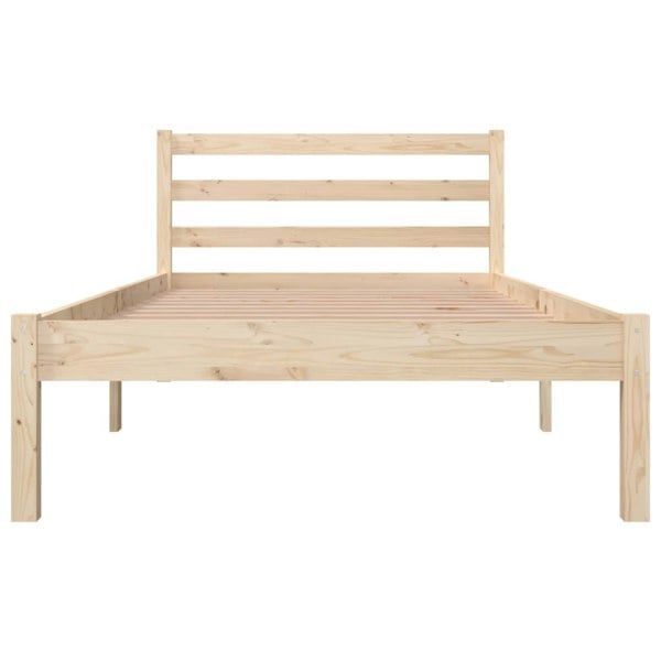 Berkfield Bed Frame Solid Wood Pine 90x190 cm Single