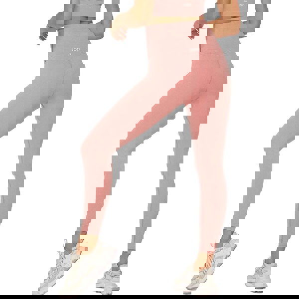 Lorna Jane Feel Comfortable Snow Wash Ankle Biter Leggings in Washed Quartz Pink