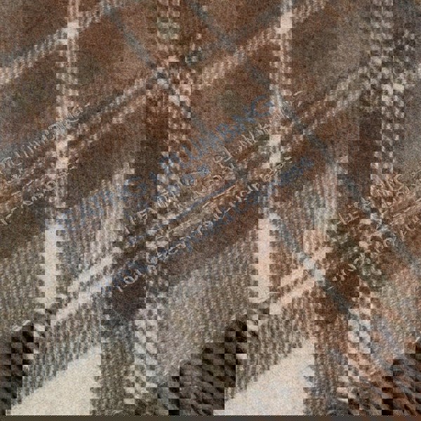 Highland Dreams - Recycled Wool Blanket - Stewart Natural Dress Tartan - Heating & Plumbing London - Throw