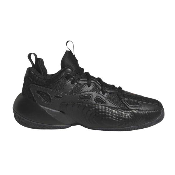 Adidas Childrens/Kids Trae Cut Out Flat Trainers - Carbon - 
