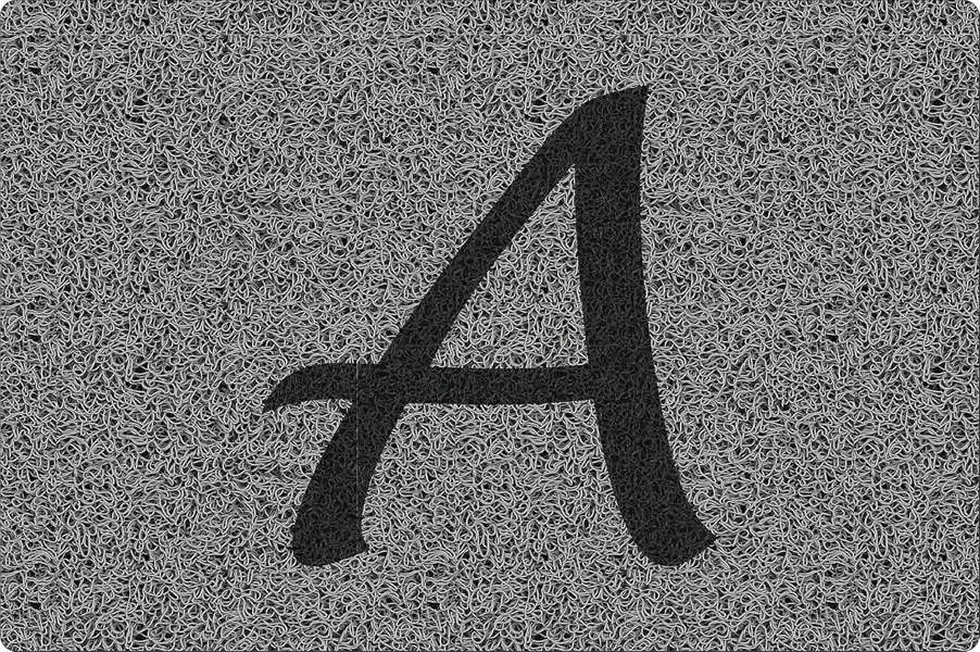 Nicoman Personalised Monogrammed Initial Letter Doormat 60 x 40cm