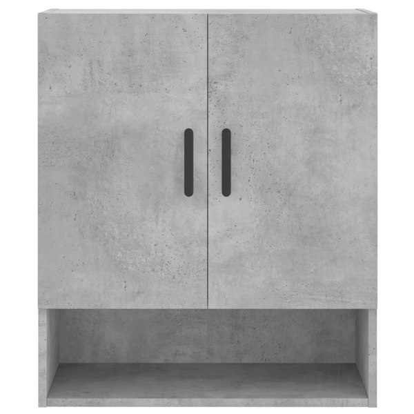 Berkfield Wall Cabinet Concrete Grey 60x31x70 cm Engineered Wood