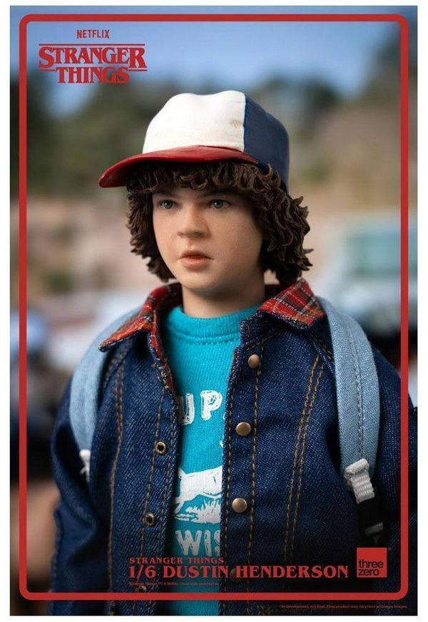 Threezero Dustin Henderson Stranger Things Collectible Figure 1:6 Scale ThreeZero 3Z02800W0