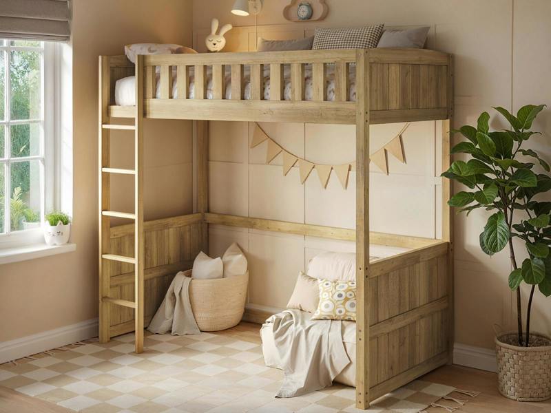 Flair Bea Wooden High Sleeper