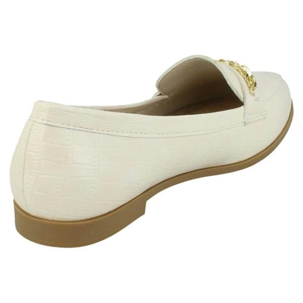 Spot On Ladies Spot On Croc Print Loafers F80537