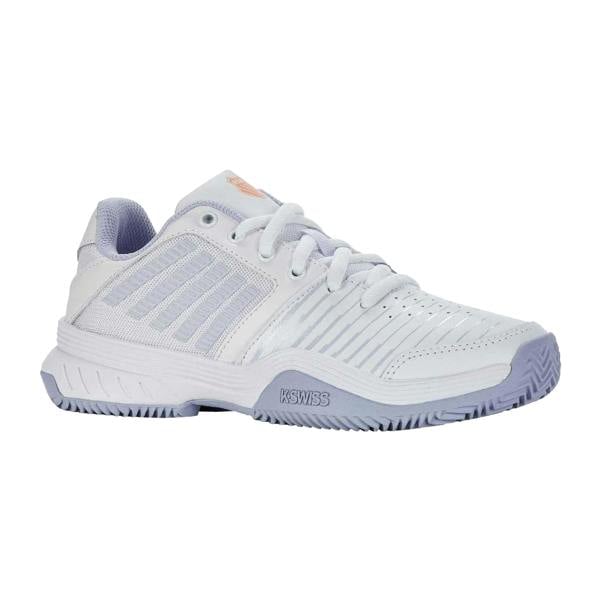 K-Swiss Womens/Ladies Court Express HB Synthetic Leather Tennis Shoes - White/Grey - 