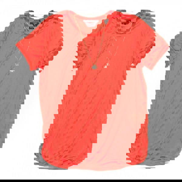 Maison Scotch Short Sleeve Lurex Rib Detailed Womens Tee