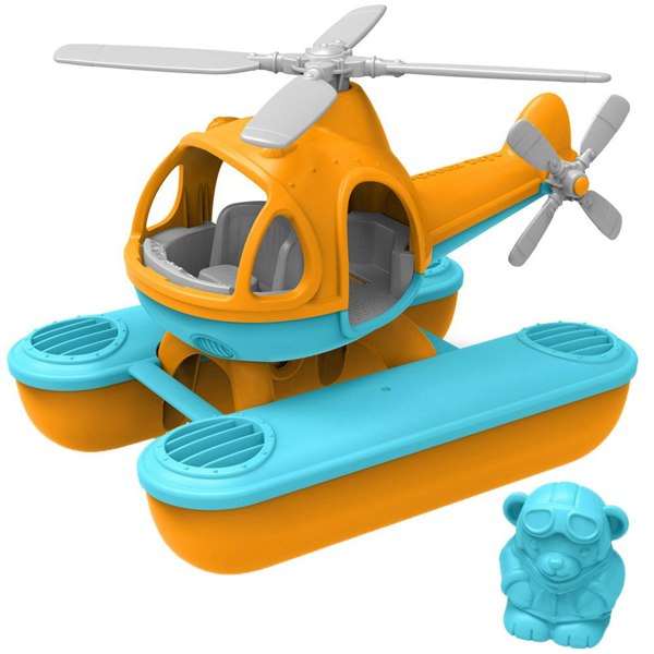 Green Toys Orange Seacopter - Made From 100% Recycled Plastic