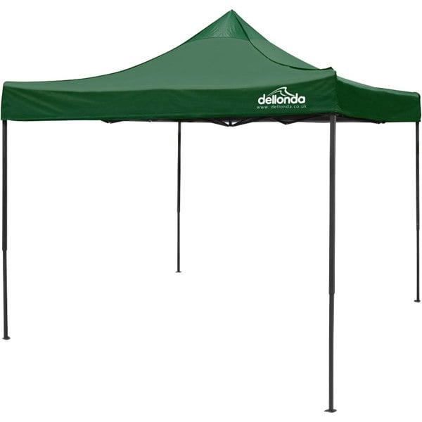 3x3m Pop-Up Gazebo - GREEN Heavy Duty Frame & Water Resistant - Garden Pavillion