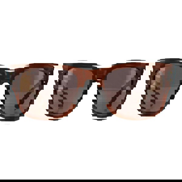 Ray-Ban Sunglasses RB0840S Mega Wayfarer 663693 Transparent Brown and Havana Gold Mirror