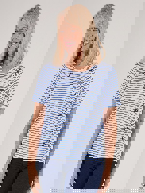 TIGI-Wear Dragonfly Stripe Top