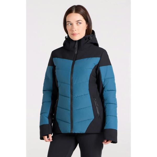 Mountain Warehouse Womens/Ladies Resort RECCO Padded Ski Jacket - Dark Green