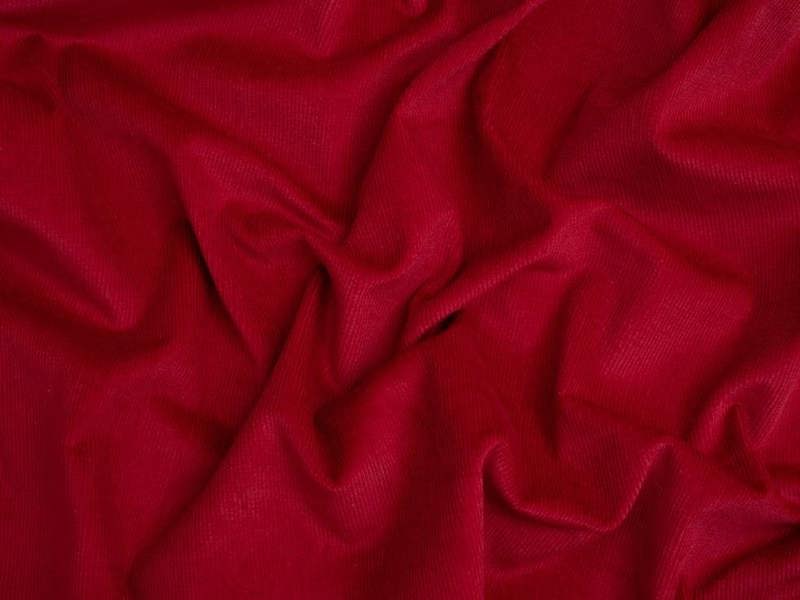 Minerva Core Range 16 Wale Stretch Woven Needlecord Fabric - Plain Design Dressmaking Fabric, 145 cm / 58" Wide - per metre