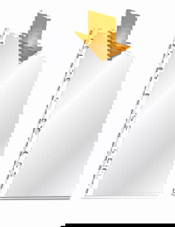 Durable Transparent Punched Pockets Sleeve Wallets | 100 Pack | A4 Clear