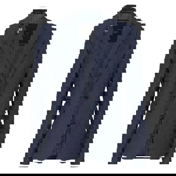 TruClothing TPW-AK-04 - Women's Navy 3 Piece Herringbone Tweed Suit