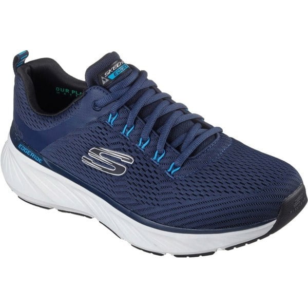 Skechers Relaxed Fit Edgeride Contention Polyester Men's Navy/Blue Trainers