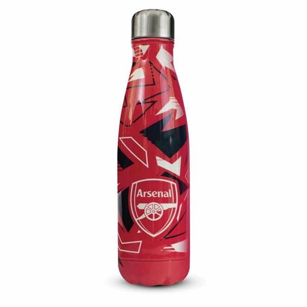 Arsenal FC Pattern Water Bottle, Water Bottles, Sports, Gift