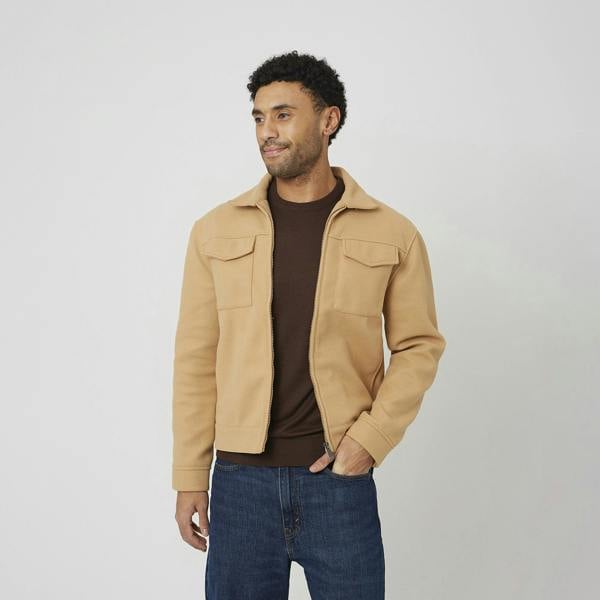 Brave Soul Camel Faux Wool Western Style Jacket - Camel Image 1