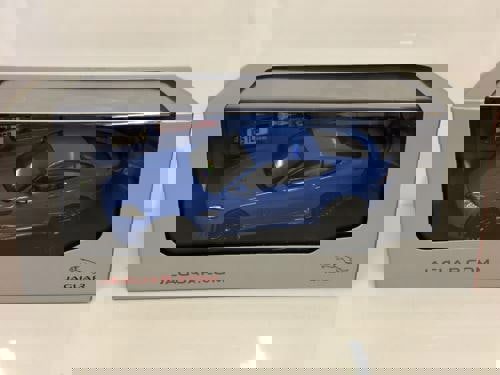 jaguar xkr s  french racing blue 1:43 scale ixo new boxed