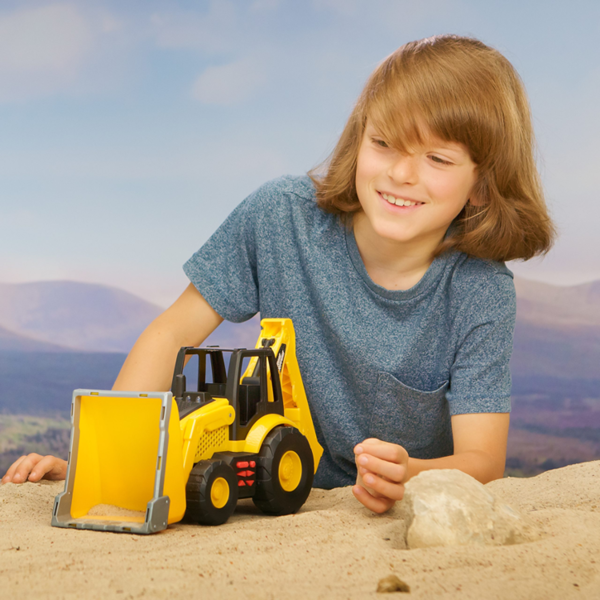 Nikko Road Rippers Mega Fleet Light & Sound 12" - 30 cm Backhoe