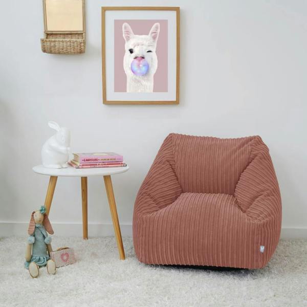 rucomfy Indoor Snuggle Bean Bag Chair for Kids - Children's Jumbo Cord