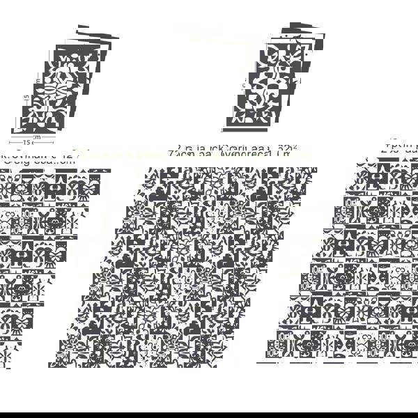 WT1560 - Marjorelle Moroccan Wall Tile Sticker Set - 15 cm x 15 cm - 24 pcs