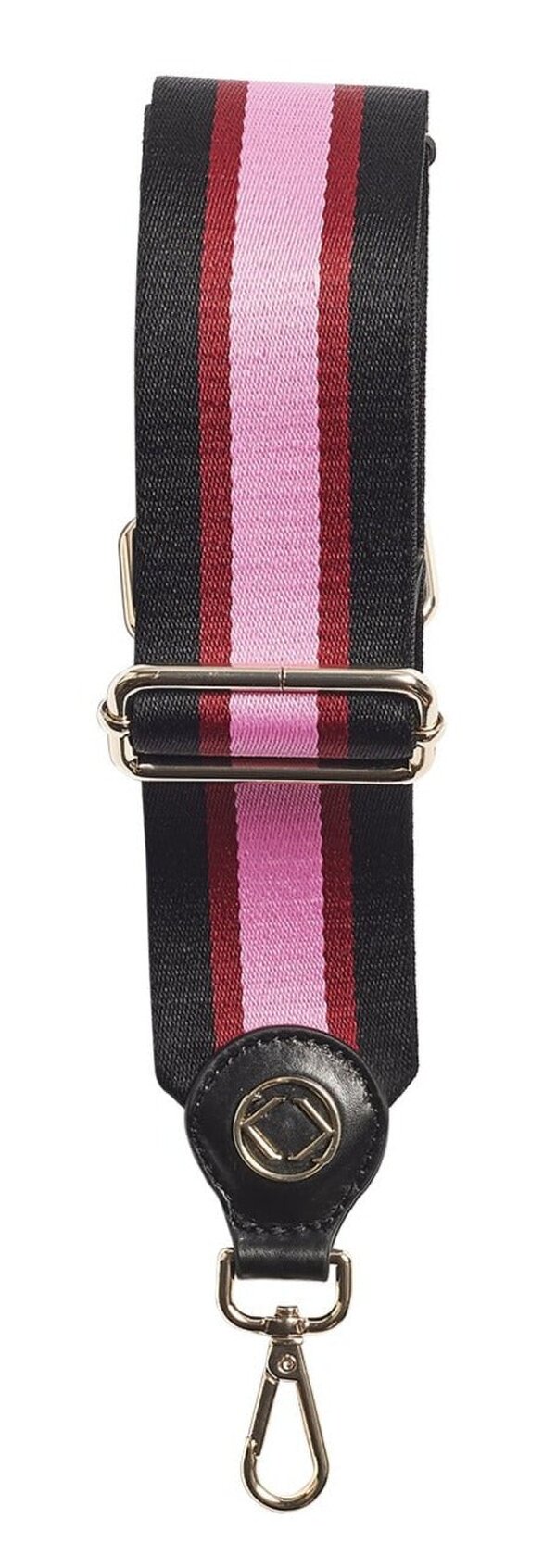 KeriKit England Webster Strap - Black Berry Pink Stripe