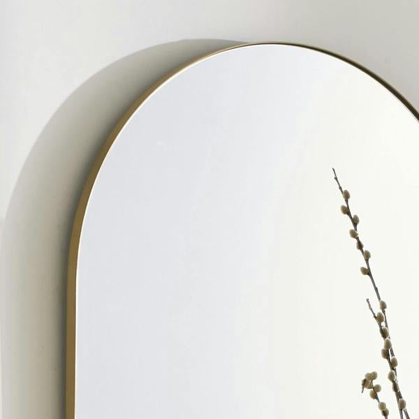 Pagazzi Lighting Stoob Champagne Oval Mirror