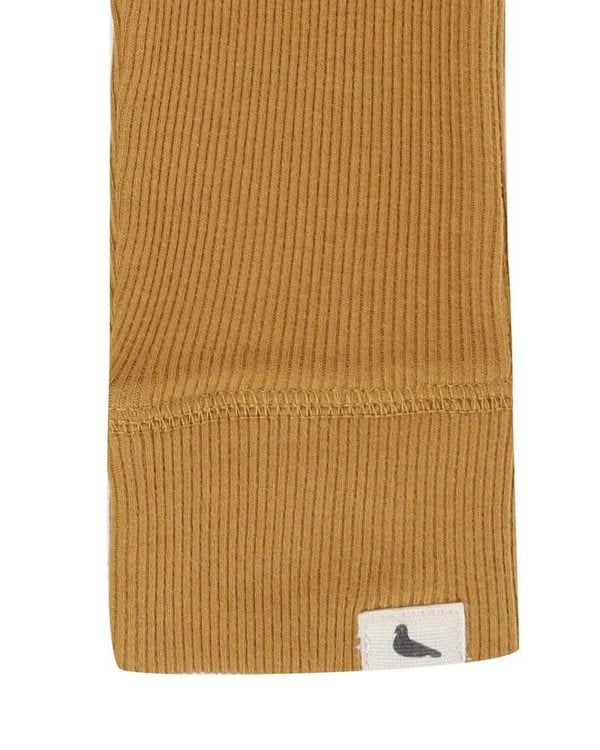 Yellow Rib Leggings - image 3