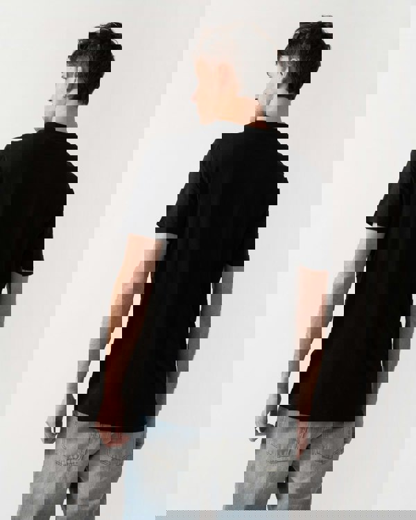 Lyle & Scott Tonal Eagle Superfine Cotton Mens T-Shirt - Z865 Jet Black