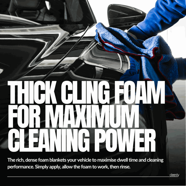 Cleenly Bubblegum Snow Foam - High Performance Formula with Super Thick Foam - Non Caustic & pH Neutral 10L