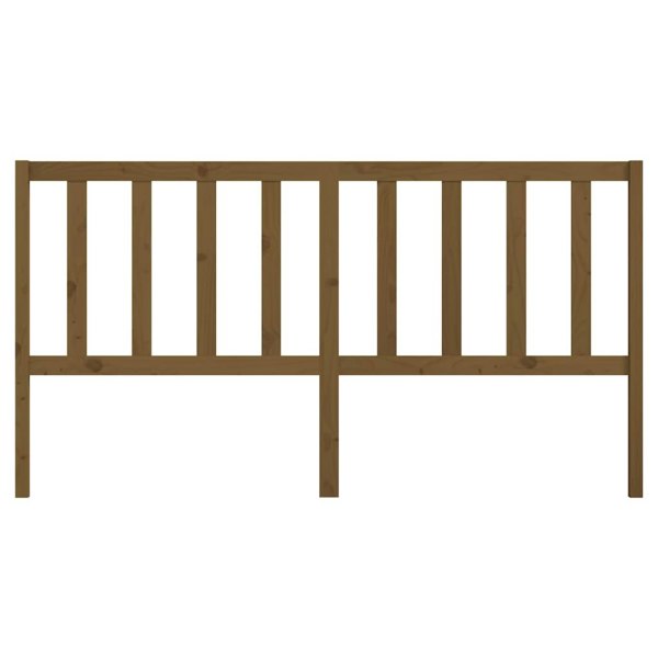 Berkfield Bed Headboard Honey Brown 186x4x100 cm Solid Wood Pine