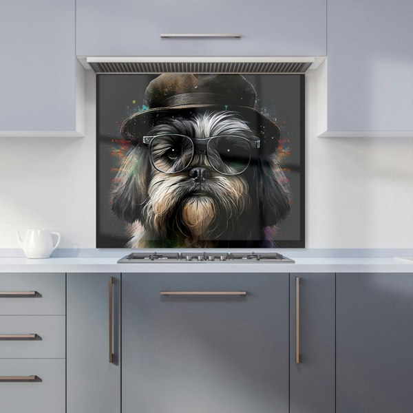 Warren Reed - Designer Lhasa Apso Dog Splashart Kitchen Splashback