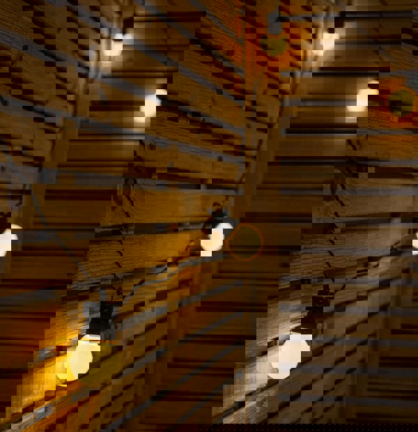 Samuel Alexander Set of 20 Indoor Outdoor Connectable Party Festoon Lights with Warm White LEDs