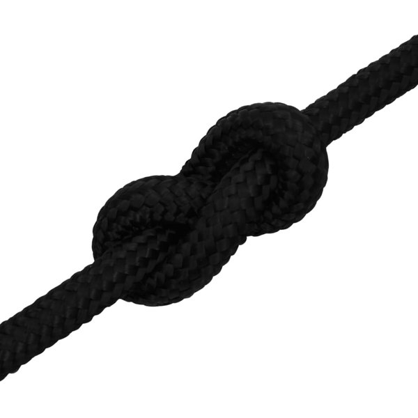 Berkfield Work Rope Black 18 mm 25 m Polyester