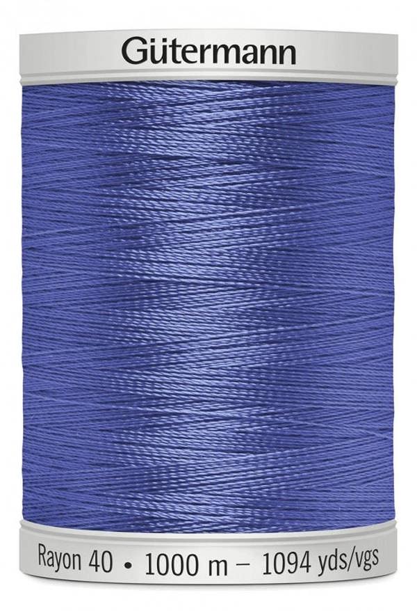 Gutermann No 40 Sulky Rayon Embroidery Thread 1000m Rayon Thread Suitable For Embroidery