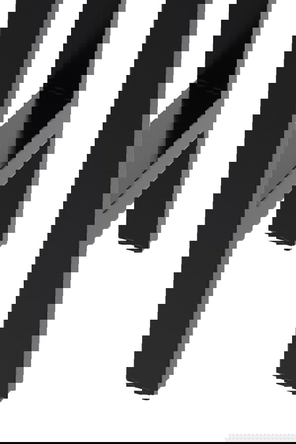 Living and Home 40cm/15.75 inch 2Pcs Black H-shaped Metal Table Legs Furniture Replacement Legs for Coffee Table