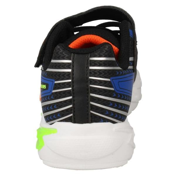Skechers Boys Skechers Light Up Hook and Loop Casual Trainers Flex Glow Bolt 400138