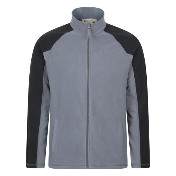 Mountain Warehouse Mens Ashbourne Full Zip Fleece Jacket - Dark Grey
