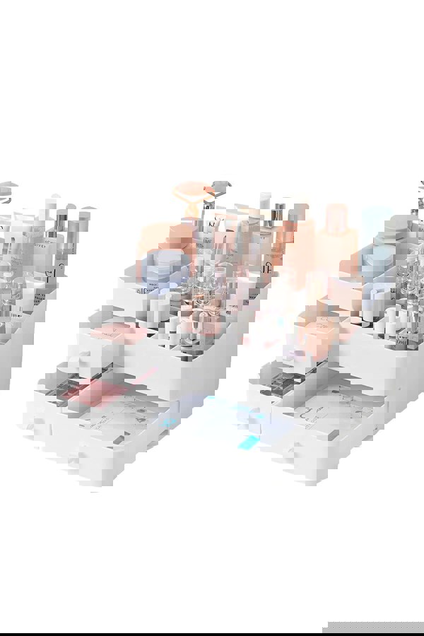 Living and Home Large Makeup Organizer Storage with Drawers