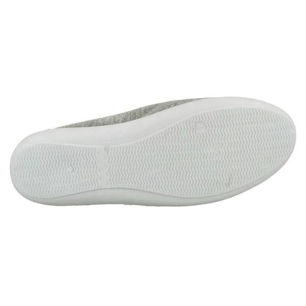 Spot On Ladies Spot On Canvas Flat Ballerina Pumps F8854