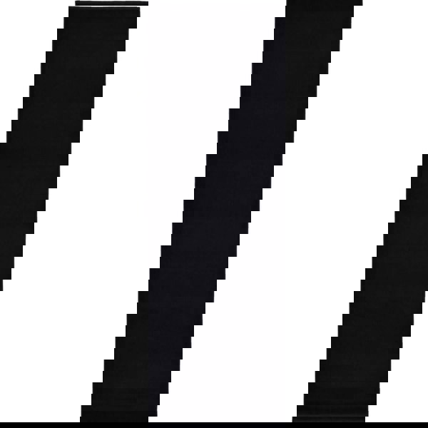 Solid Black Living Room Rug | Low-Pile | The Rugs