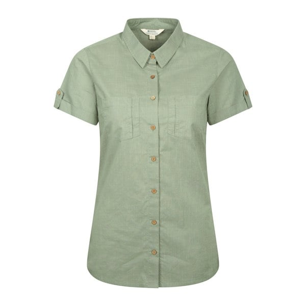 Mountain Warehouse Womens/Ladies Coconut Short-Sleeved Shirt - Light Khaki