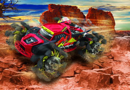 Nikko Rock CrushR 13 Inch RC Car - Red