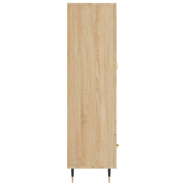 Berkfield Highboard Sonoma Oak 69.5x31x115 cm Engineered Wood