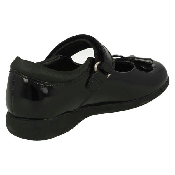 Clarks Girls Clarks Bow Detail School Shoes Prime Skip